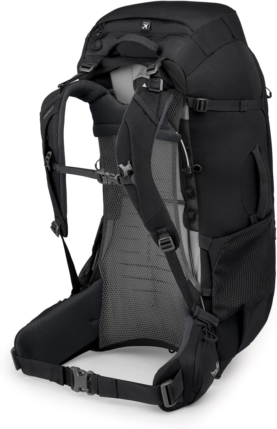 Osprey Farpoint Trek 55L Men's Travel Backpack, Black