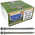 Jake Sales #10 x 2-3/4' Gray Colored Composite Decking Wood Screw with Torx/Star Drive Head - Exterior Coated - ACQ Lumber Compatible - 22 POUNDS ~1,750 Screws