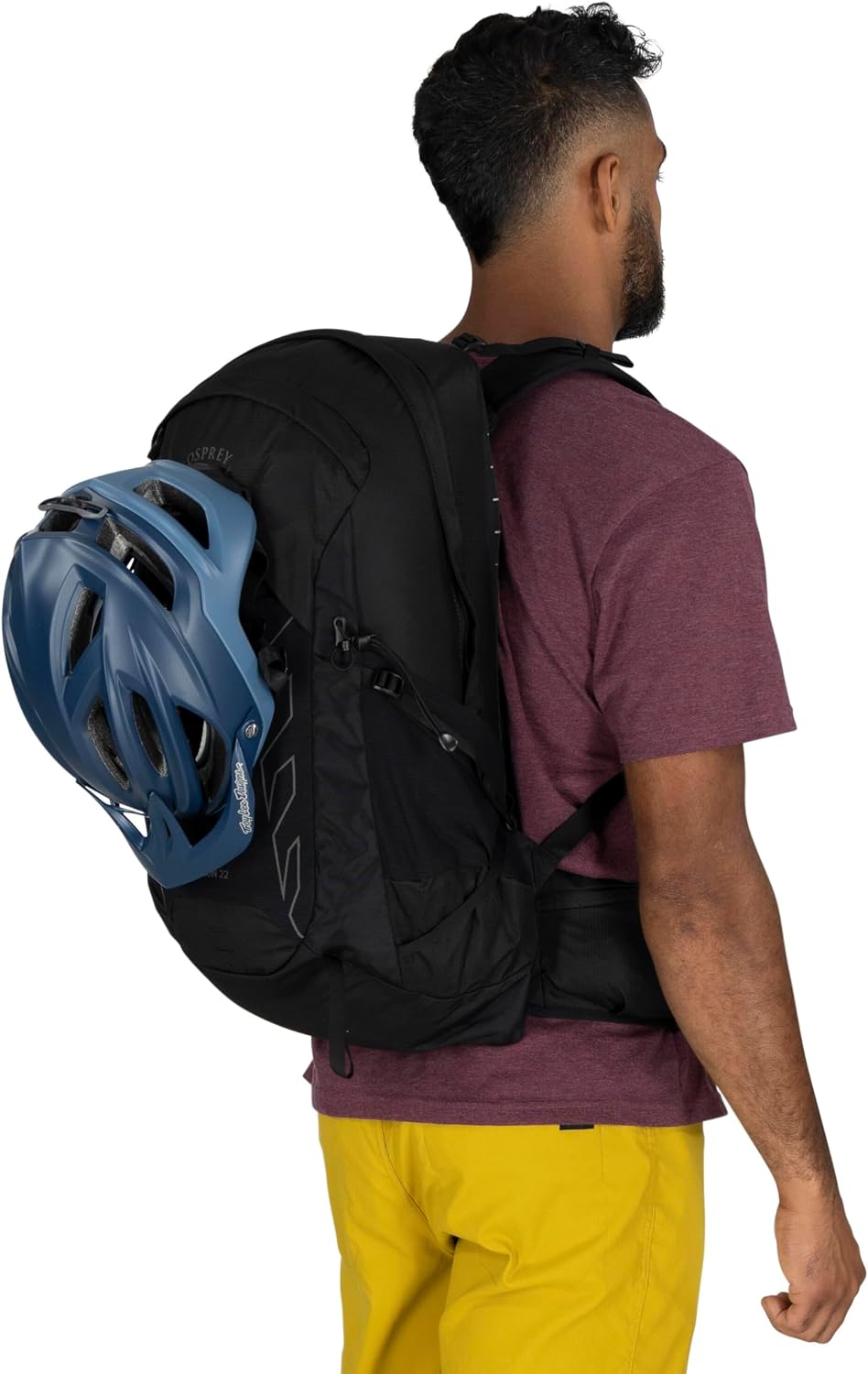 Osprey Talon 22L Men's Lightweight Hiking Backpack - Small Daypack for Travel & Camping, Phantom Grey/Dark Charcoal