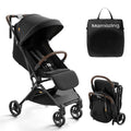 MAMAZING Ultra Air Lightweight Baby Travel Stroller with Carbon Fiber Frame, Compact & Airplane-Friendly, One-Handed Fold, 11.6 lbs, Perfect for Toddlers, Jet