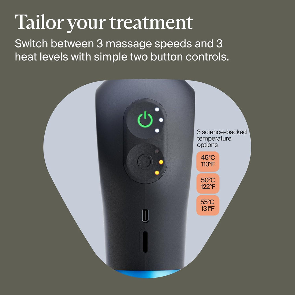 TheraGun Mini Plus Massage Gun by Therabody - Portable Massage Enhanced with Heat – Travel Essential for Faster Recovery On The Go