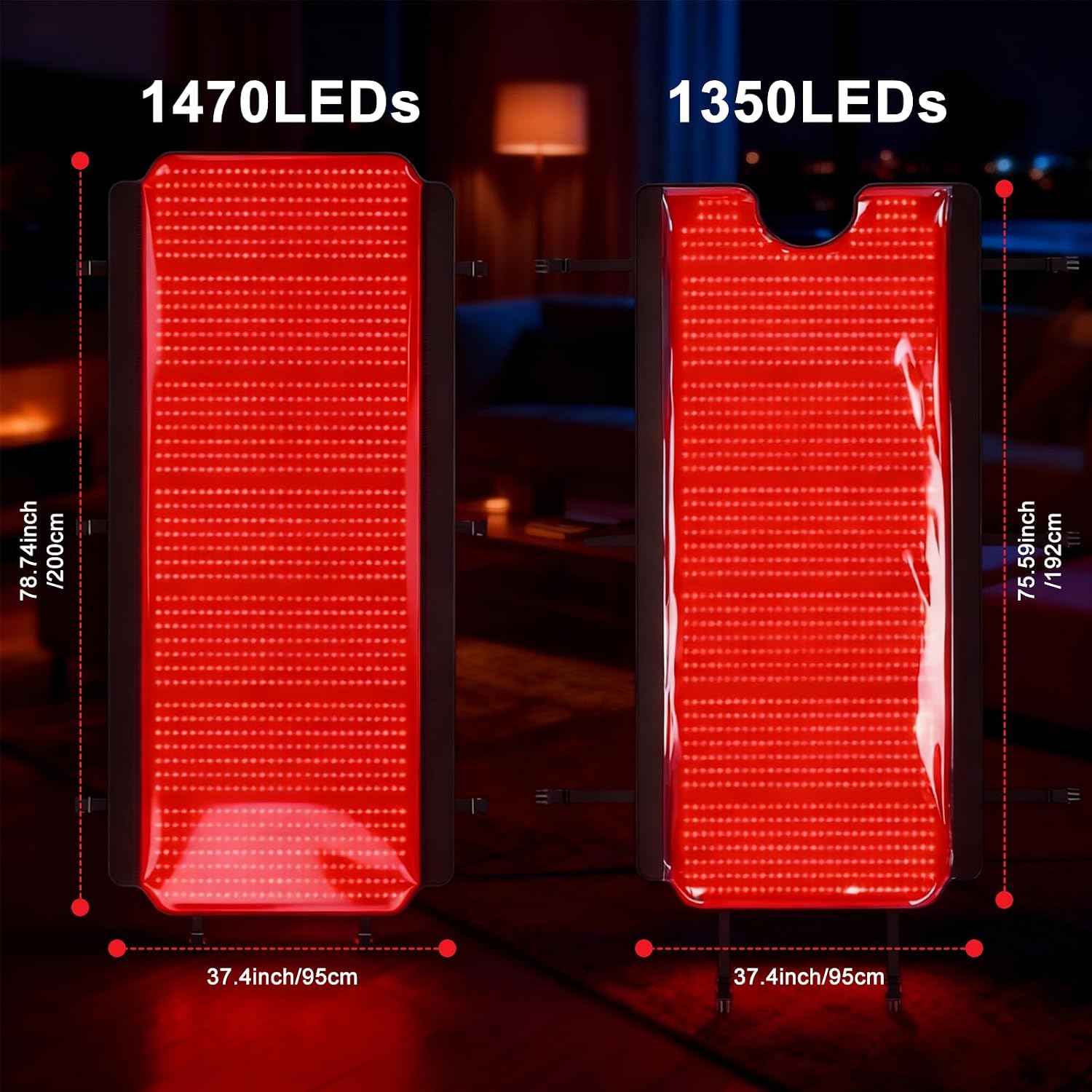 Full Body Red Light Therapy Mat, 78.7' * 74.8' Whole Red Light Therapy Pad for Body with 660nm & 850nm, 2820 LEDs redlight Blanket with Adjustable Timer & Intensity, Gifts for Women, Men, and Pets
