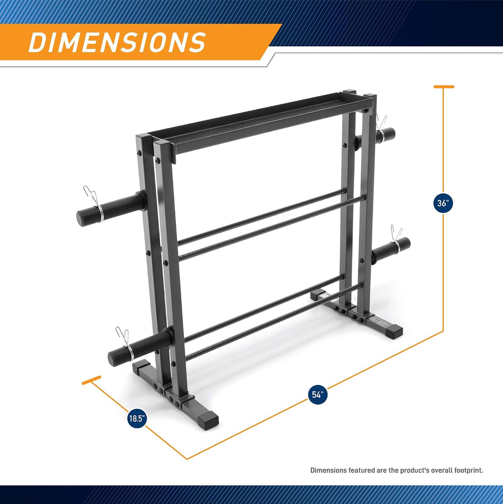 Marcy Weight Storage Organizer Racks for Dumbbells, Kettlebells, Weight Plates