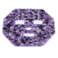Rose Quartz Mask Cold Therapy Face Mask Reusable Jade Ice Sleeping Mask Beauty Skincare Massage Tool for Depuffing Anti-aging Dark Circles (Color : Amethyst)
