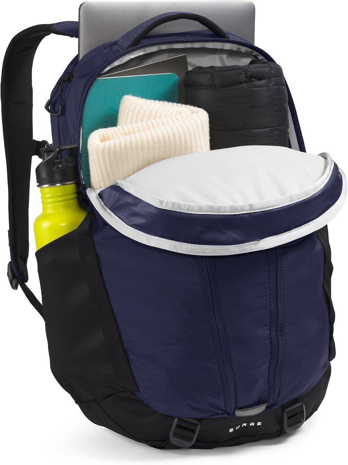 THE NORTH FACE Surge Commuter Laptop Backpack | Daypack With Water Repellent Finish, 16' Laptop Sleeve, Reflective Details