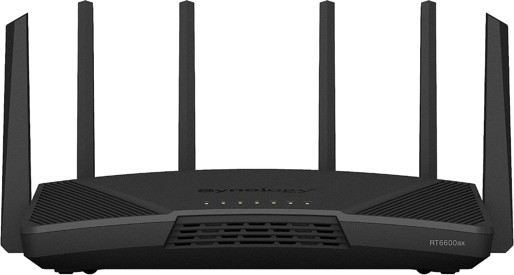 Synology RT6600ax - Tri-Band 4x4 160MHz Wi-Fi router, 2.5Gbps Ethernet, VLAN segmentation, Multiple SSIDs, parental controls, Threat Prevention, VPN (US Version)