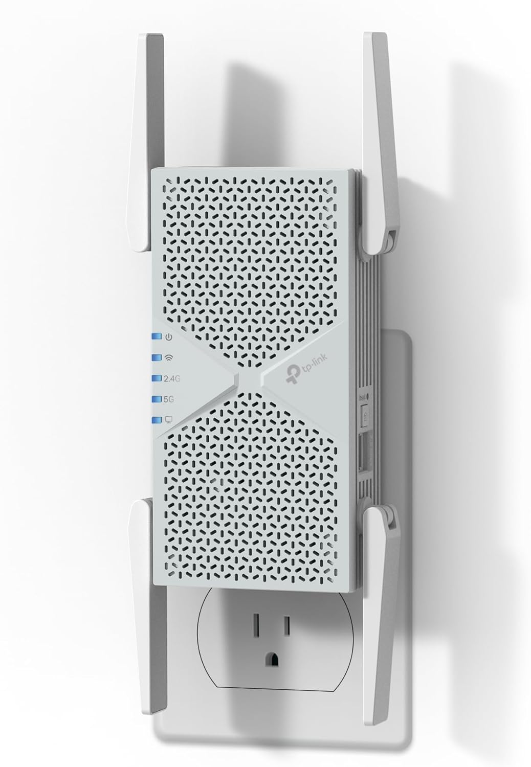 TP-Link BE6300 Wi-Fi 7 Range Extender RE403BE w/ 2.5G Port | 6.3 Gbps Dual-Band Wireless Repeater | Internet Signal Booster for Home | Up to 2800 sq.ft, 64 Devices | MLO, EasyMesh | No 6 GHz Band