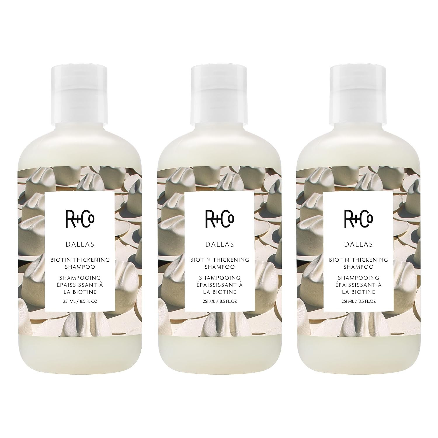 R+Co DALLAS Biotin Thickening Shampoo – Volumizing & Strengthening Hair Cleanser, All Hair Types