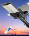 Gefolly SL-8500W Solar Street Lights Outdoor, 500000LM Commercial Parking Lot Light Dusk to Dawn IP67 Waterproof 6500K Security Flood Lights with Motion Sensor Lamp for Yard, Road