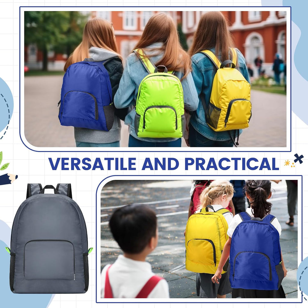Sherr 64 Pack 17' Classic Backpacks in Bulk Foldable Lightweight Back Packs Basic Classic bags for Travel (Popular Colors)