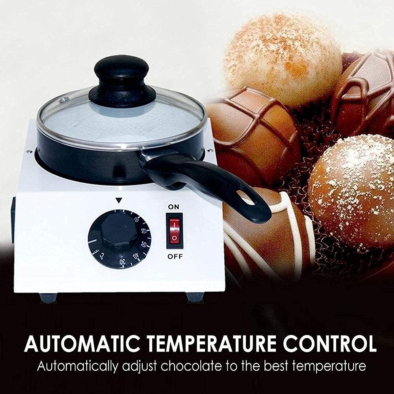 Feiyx Single Pot Heater Paraffin Wax Warmer Machine, Adjustable Temperature Machine Facial Skin Equipment SPA Hair Removal Tool,for Full Body, Legs, Face, Eyebrows, Bikini