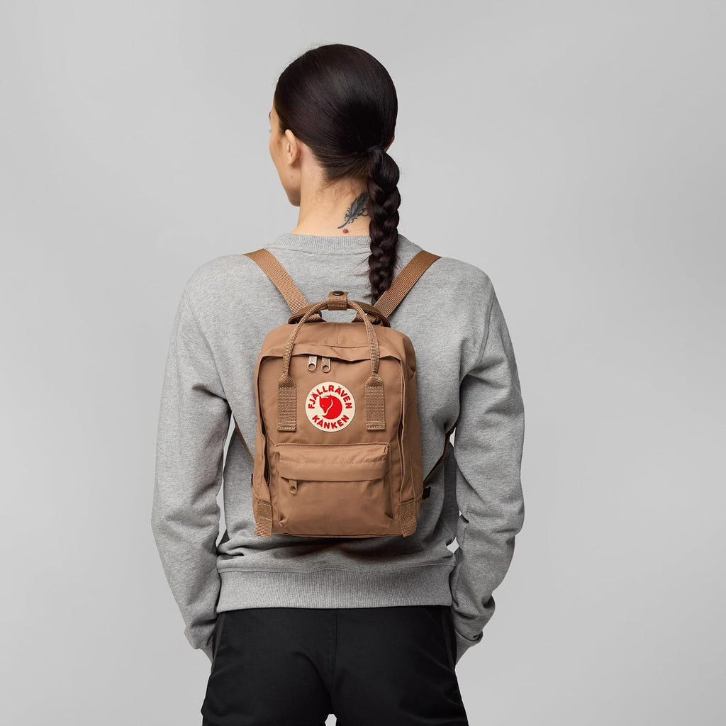 Fjällräven Kanken Mini Backpack - Compact Everyday Carry, Durable Vinylon Fabric - Travel