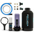 PRO+AQUA 16,000 Grain Portable Water Softener for RV, Trailers, Boats, Mobile Car Wash, Pressure Wash – Protects Water Systems from Hard Water Damage and Corrosion, with (Softener + Regeneration Kit)