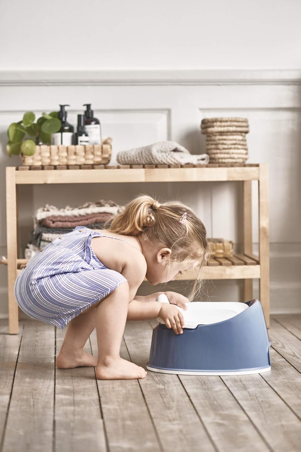 BabyBjörn Smart Potty,Deep Blue/White,(Pack of 6)