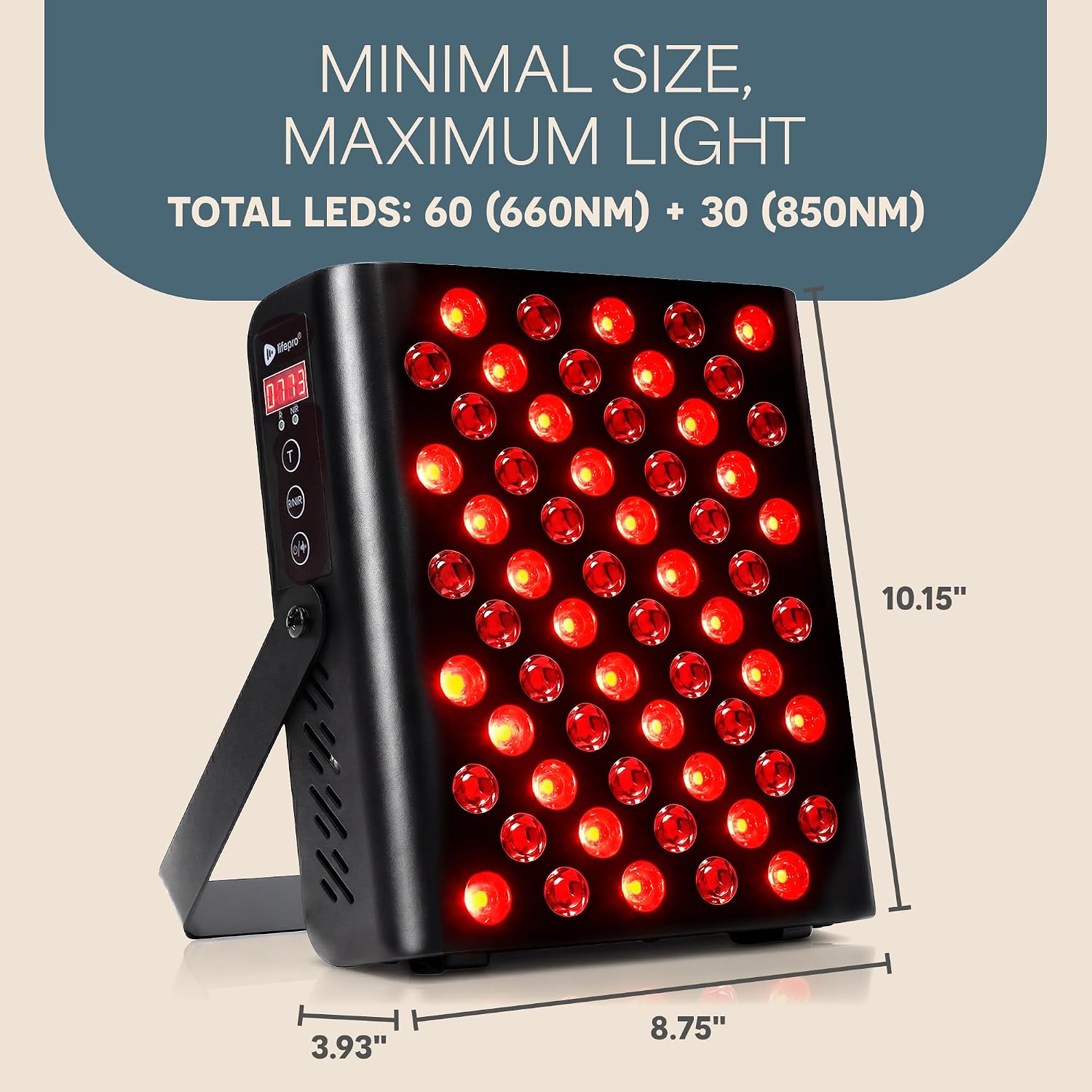 LifePro Red Light Therapy for Body Panel - 90 & 120 Dual Chip LEDs - 660nm & 850nm Near Infrared Full Body Red light Therapy Panel - For Daily Wellness & Comfort -Includes Hanging Kit and Eyewear