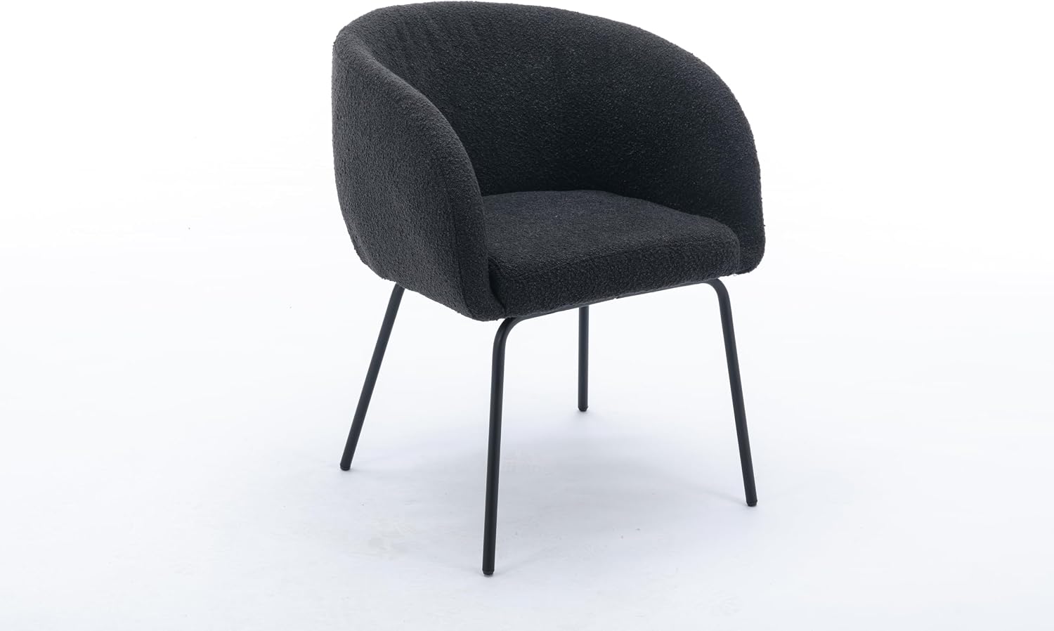 Luxury Velvet Dining Chairs with Swivel Function and Metal Legs Set of 2 (Grey + Black) Ideal for Living Room or Bedroom (Black+Black Legs Set of 2)