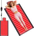 2570 LEDs Dual Full Body Red Light Therapy Mat, Red Light Therapy Blanket, 2570pcs 2in1 LEDs(660nm& 850nm), Premium Leather, Adjustable Timer & Intensity (520 LEDs)