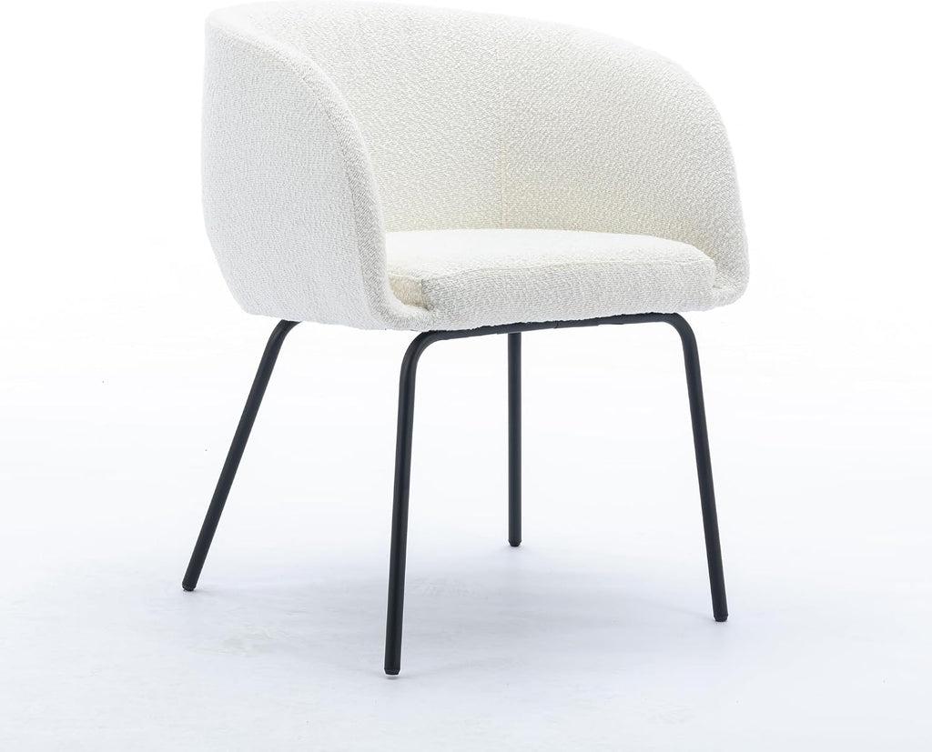 Luxury Velvet Dining Chairs with Swivel Function and Metal Legs Set of 2 (Grey + Black) Ideal for Living Room or Bedroom (Beige Single)
