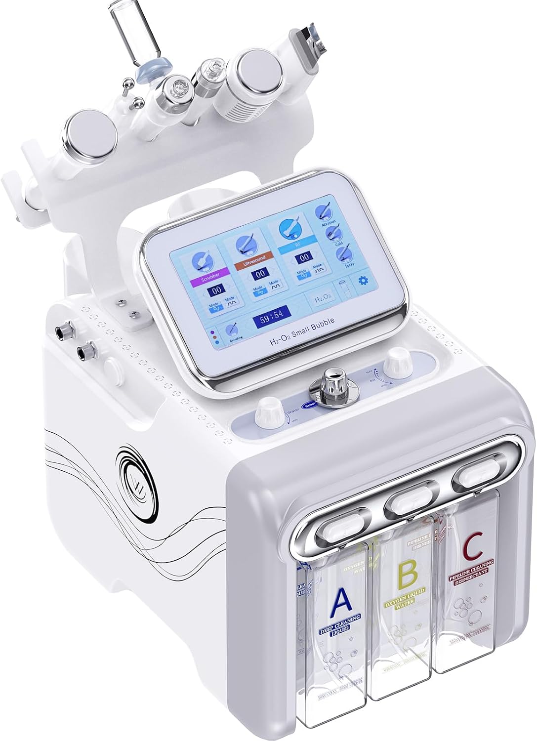 Hydrogen Oxygen Machine Professional Hydrogen Oxygen Facial Machine Household Salon Skin Care Devices for Face Moisturizing