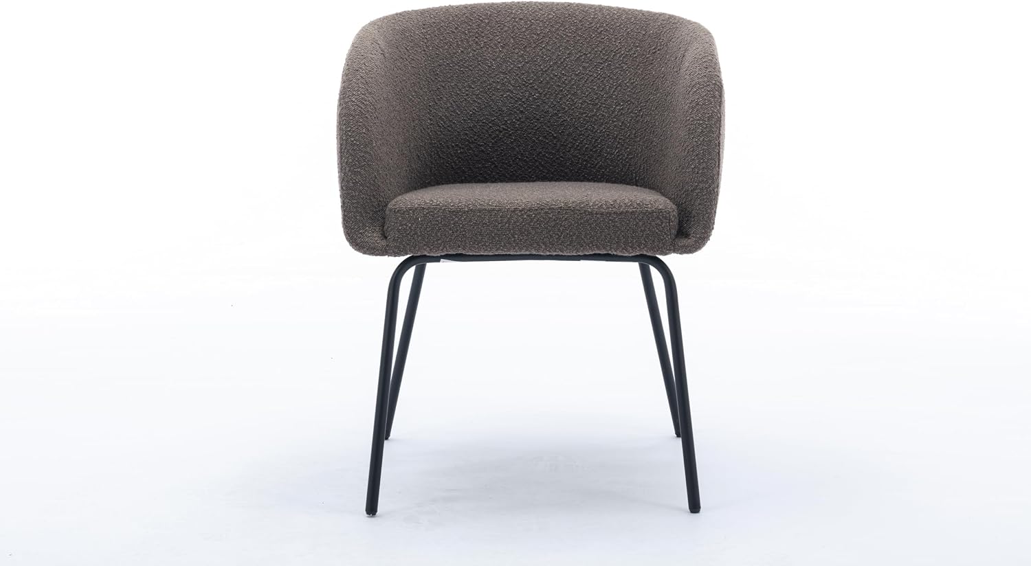 Luxury Velvet Swivel Dining Chairs Set of 2 Beige Chairs for Living Room or Bedroom Single Light Luxury Design Metal Legs Elegant Furniture for Home Décor (Brown Single)