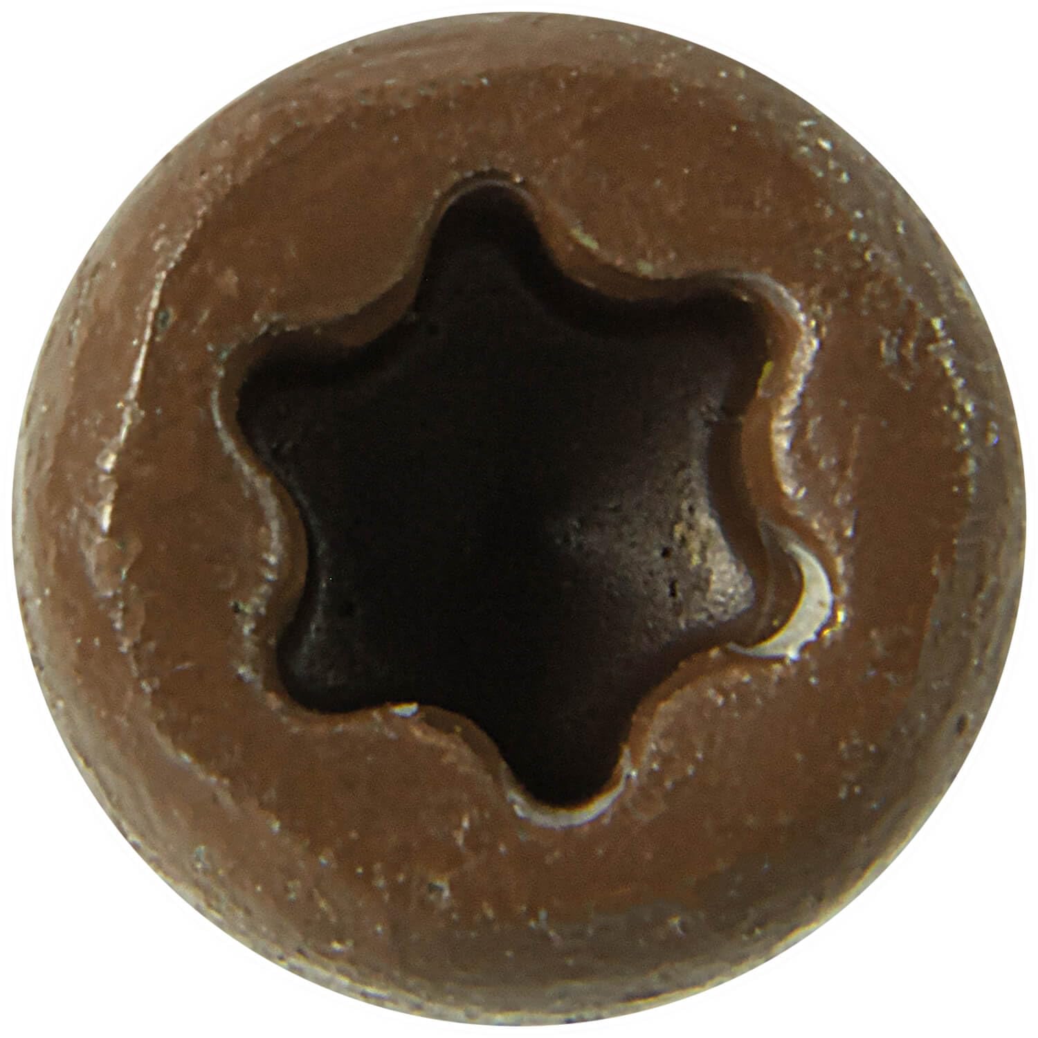 10 x 2-3/4' Walnut Composite Decking Wood Screw Torx/Star Drive Head - Exterior Coated - AQC Lumber Compatible - CASE Qty 42 Boxes 3,570 Screws