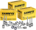 Everflow Sammys 8021957-75 SWG 20 3/8 Inch Screw Sidewinder Designed for Wood, Rod Hanger, Installs Horizontally, Steel with Zinc Plated, Corrosion Resistance, 1/4 x 2 Inch Screw Length (Pack of 75)