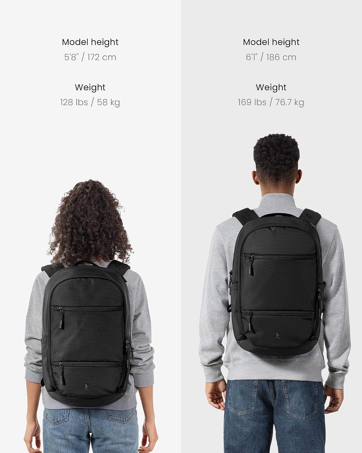 tomtoc Laptop Backpack 26L, Large Business Work Bag Fits 15.6-16 Inch Laptop, Water-Resistant Durable Computer Travel Backpack for Business Trip, Weekend Getaway