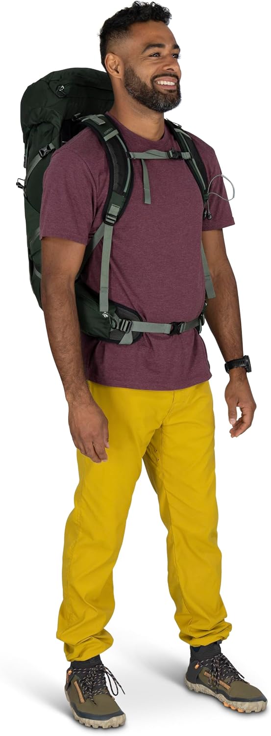 Osprey Talon 33L Men's Lightweight Hiking Backpack - Daypack for Travel & Camping, Phantom Grey/Dark Charcoal