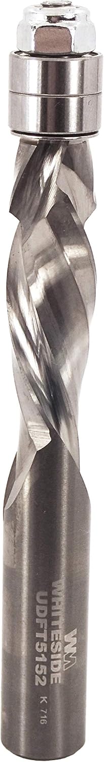 Whiteside Router Bits UDFT5152 Flush Trim Spiral Bit with Up/Down 1/2-Inch Cutting Diameter and 1-1/2-Inch Cutting Length