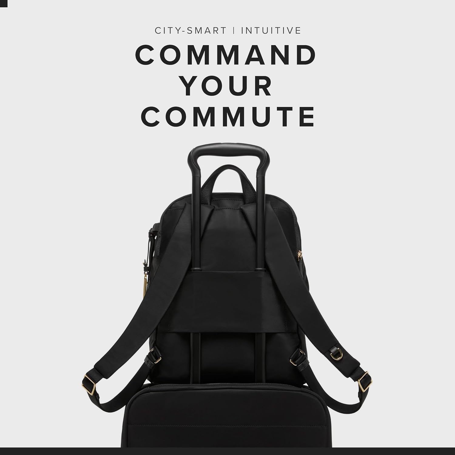 TUMI - Voyageur Halsey Backpack - Travel Backpack - For Business, Fashion, Commute - Holds Up to 14' Screens - Black & Gold