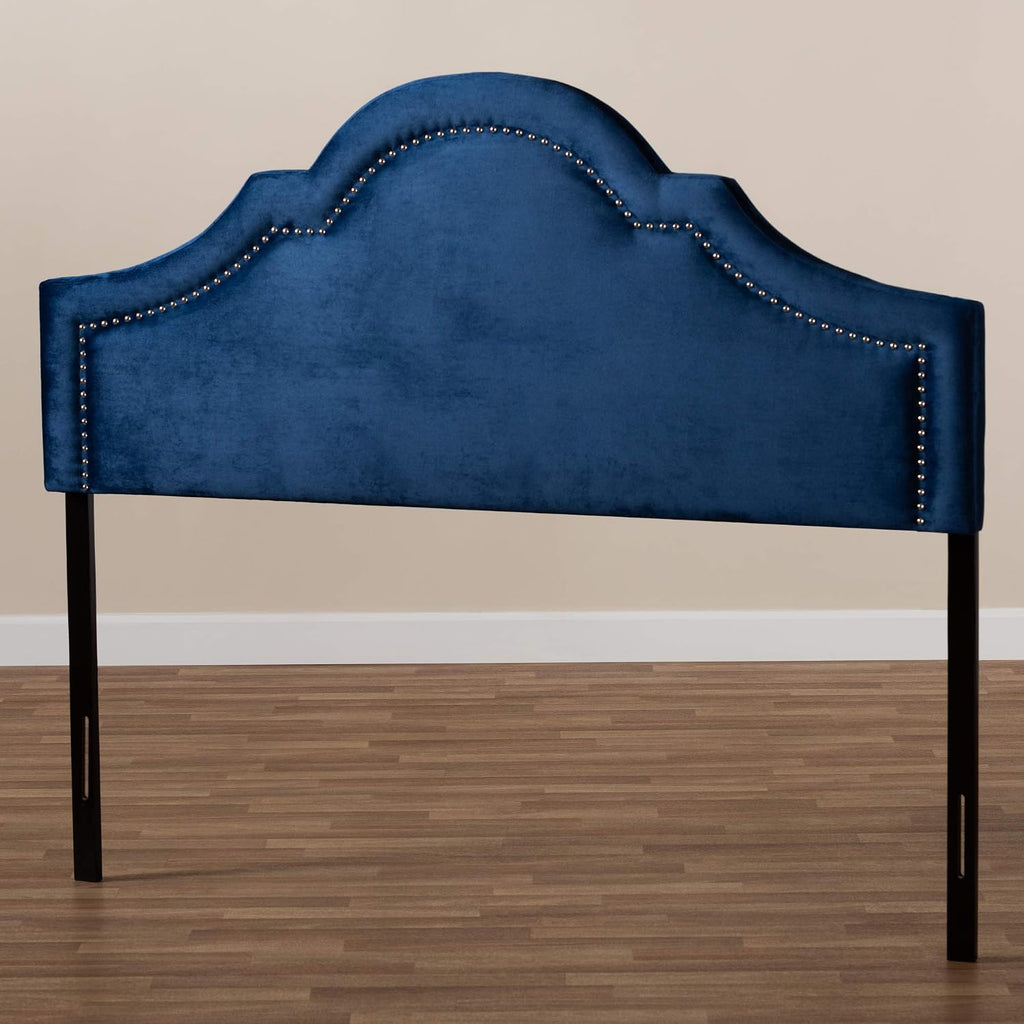 Baxton Studio Headboards, Full, Navy Blue