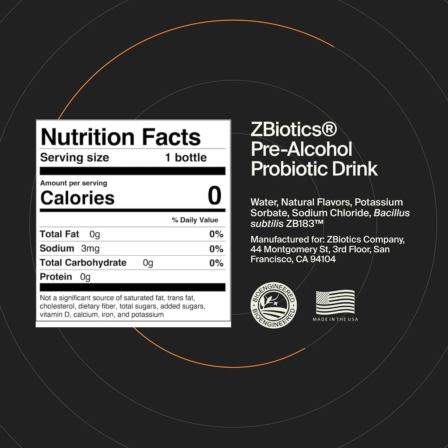 ZBiotics — Feel Better After Drinking, Wake Up Refreshed, Science-Backed, Patented Probiotic for Easier Mornings, Travel-Friendly, 12-Pack of 0.47 Fl Oz Bottles