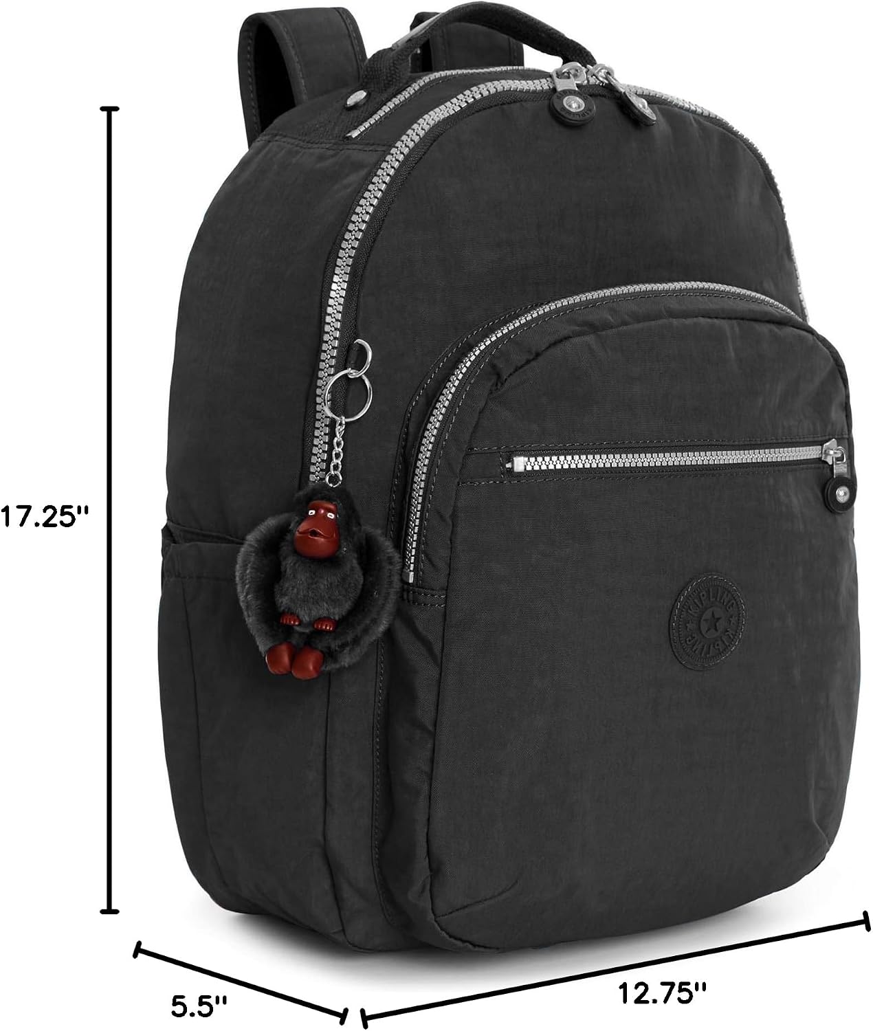 Kipling Women's Seoul 15' Laptop Backpack, Durable, Roomy with Padded Shoulder Straps, Built-In Protective Sleeve