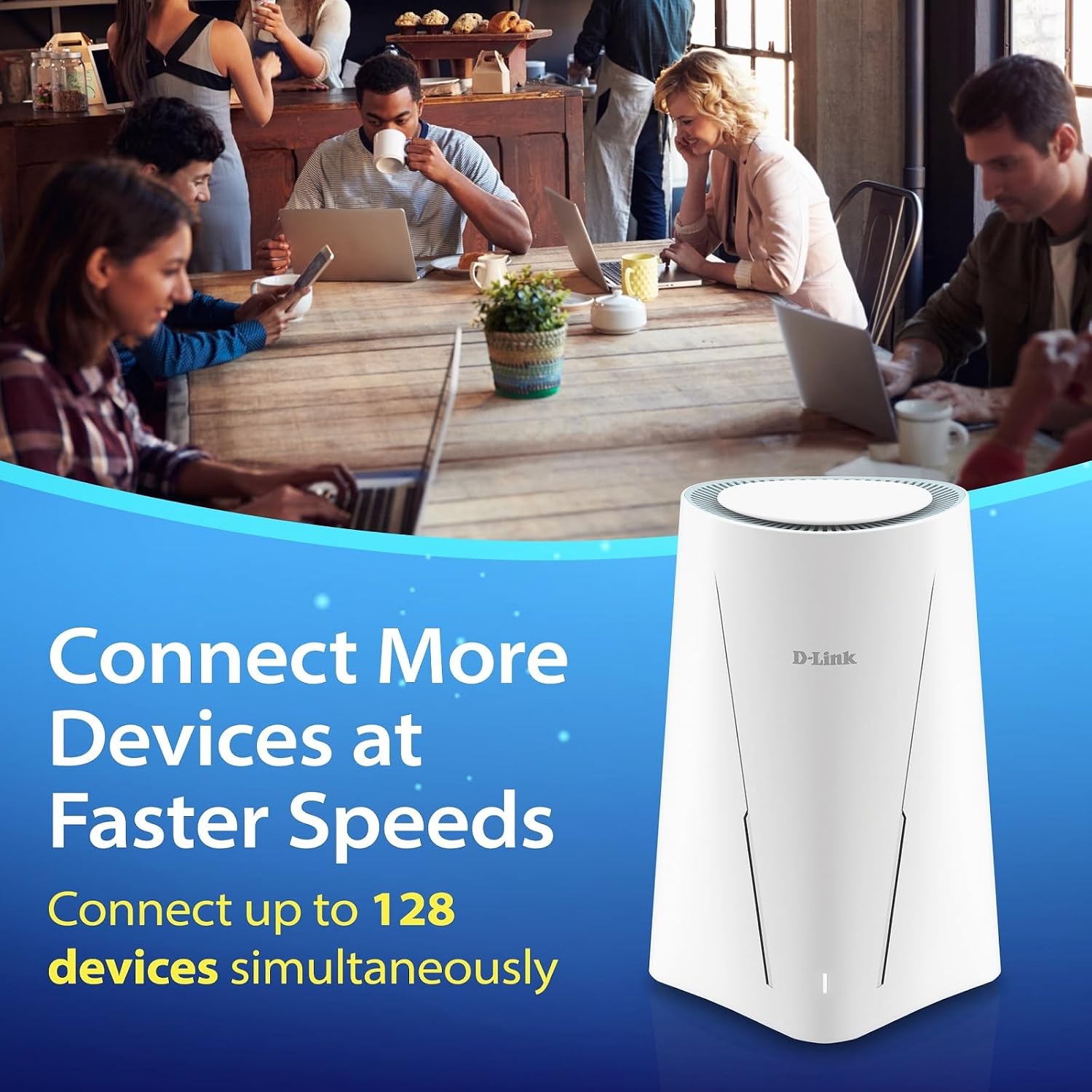 G530 5G NR AX3000 WiFi 6 Router with SIM Card Slot, Cellular Gateway, Optimized High-Gain Antennas, Dual-WAN Failover, AT&T, T-Mobile and Verizon Certified
