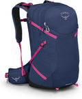 Osprey Sportlite 25L Unisex Lightweight Hiking Backpack, Alkaline/Hotspot Pink, S/M