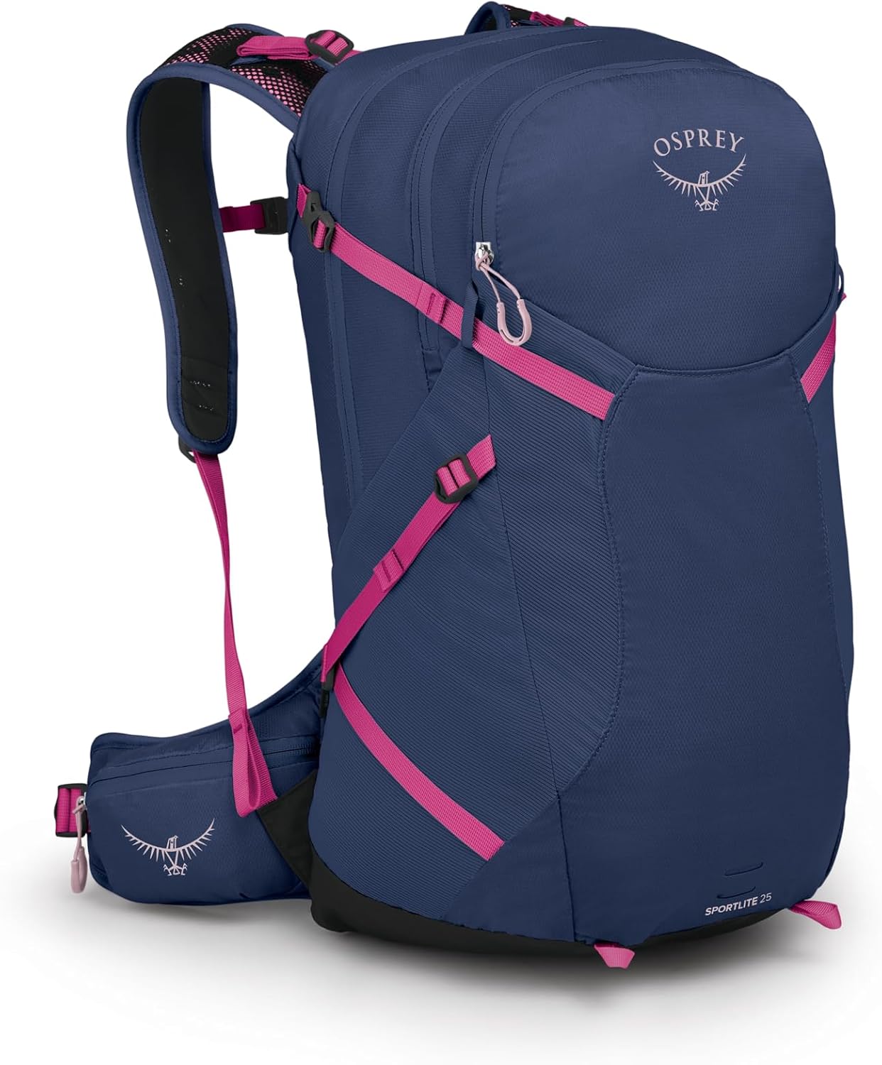 Osprey Sportlite 25L Unisex Lightweight Hiking Backpack, Alkaline/Hotspot Pink, S/M