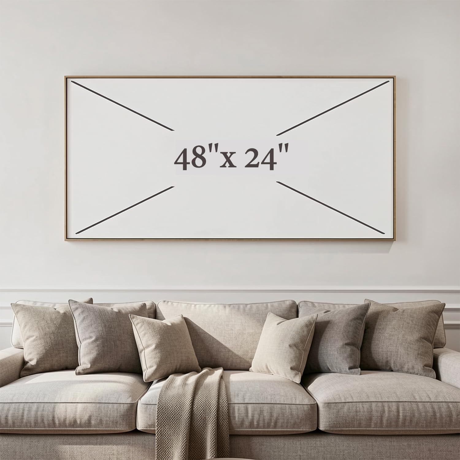 Abstract Wall Art For Living Room Large Size Framed Navy Blue Canvas Wall Art Abstract Wall Decor Abstract Art Paintings Fantasy Colorful on White Background Modern Artwork Decor for Bedroom Bathroom