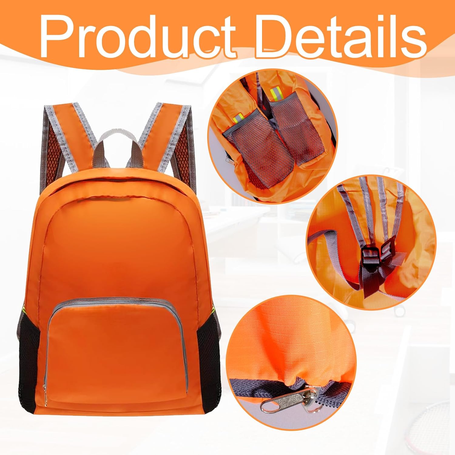56 Pack Backpacks in Bulk 17 Inches Foldable Lightweight Bookbags for Boys Girls Basic Back with 56 Rulers 56 Erasers for Student Outdoor Travel School Supplies(8 Colors)