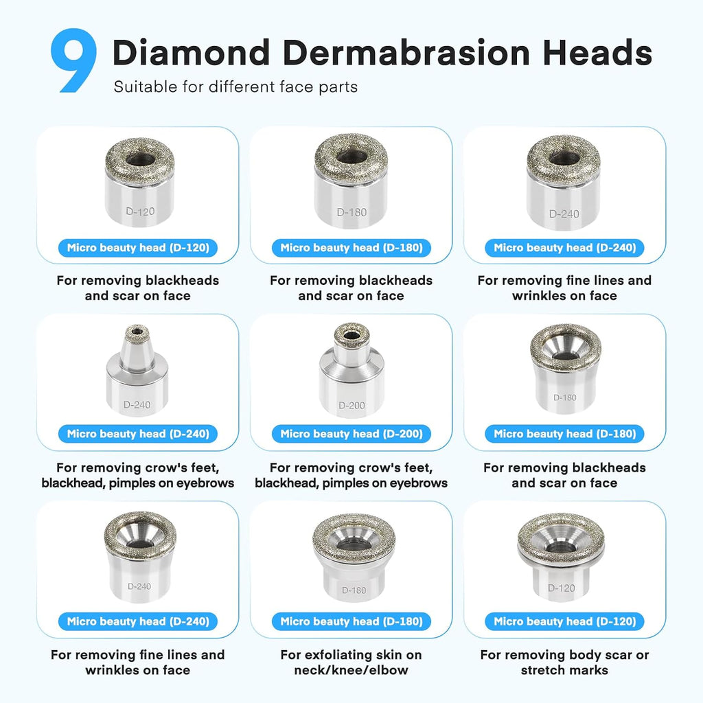 Yofuly 3 in 1 Micro-der-mabrasion Machine with Spray Gun