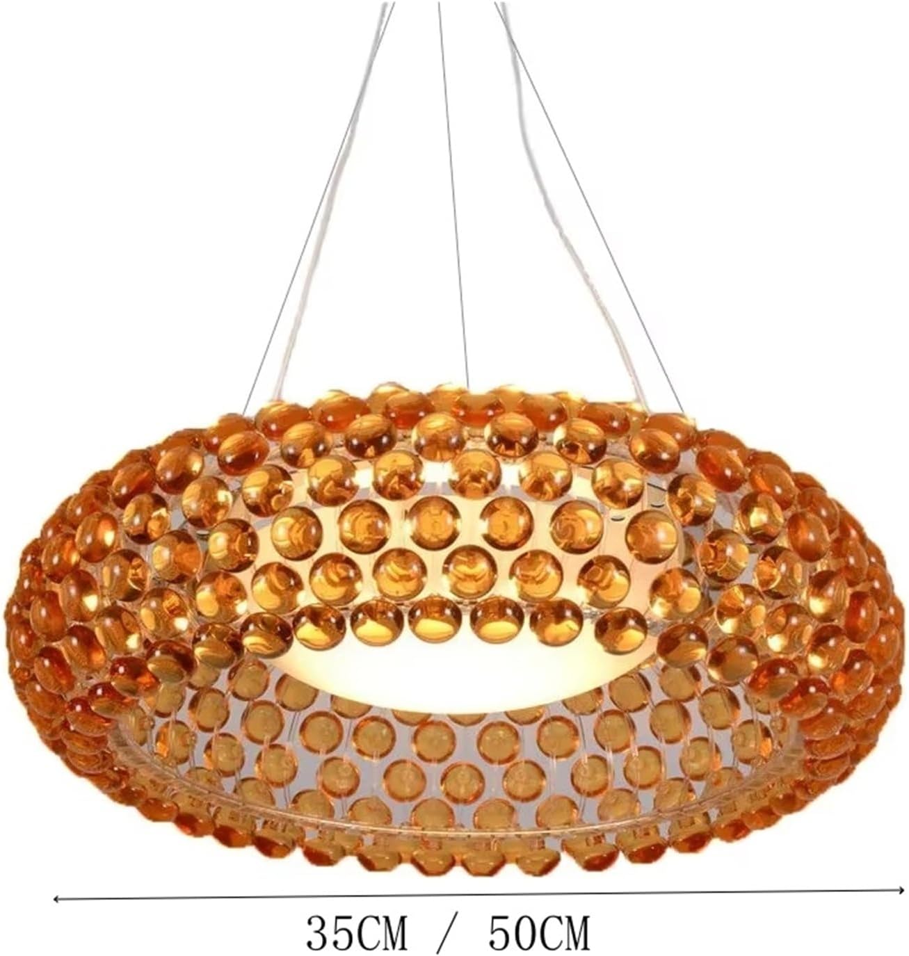 Chandeliers, Modern Acrylic Ball Pendant Light,Decor Art Luminaria Suitable for Kitchen Islands