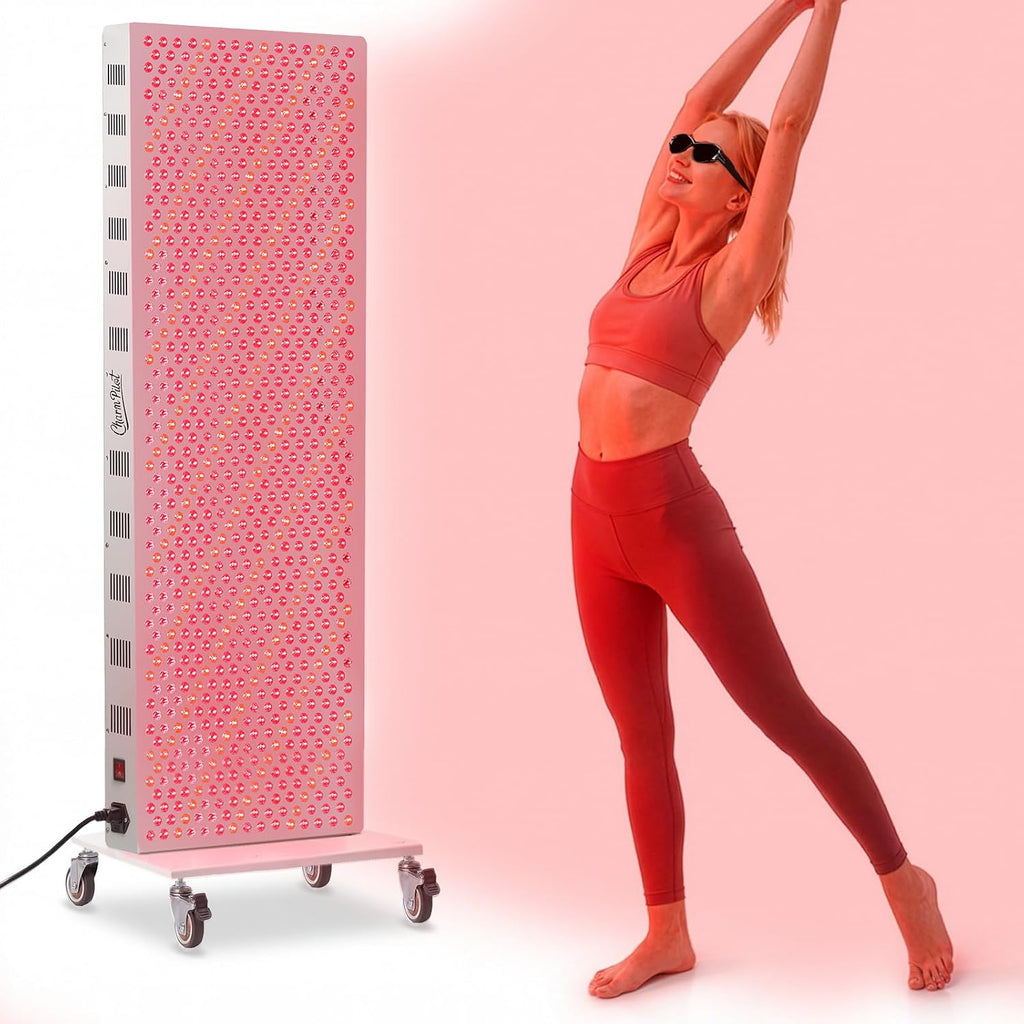 Red Light Therapy Panel for Body, 7 Wavelengths (630, 660, 780, 810, 850, 940, 1060 nm), 899LEDs, Near‑Infrared Light Wellness Device with Adjustable Intensity, Home Use