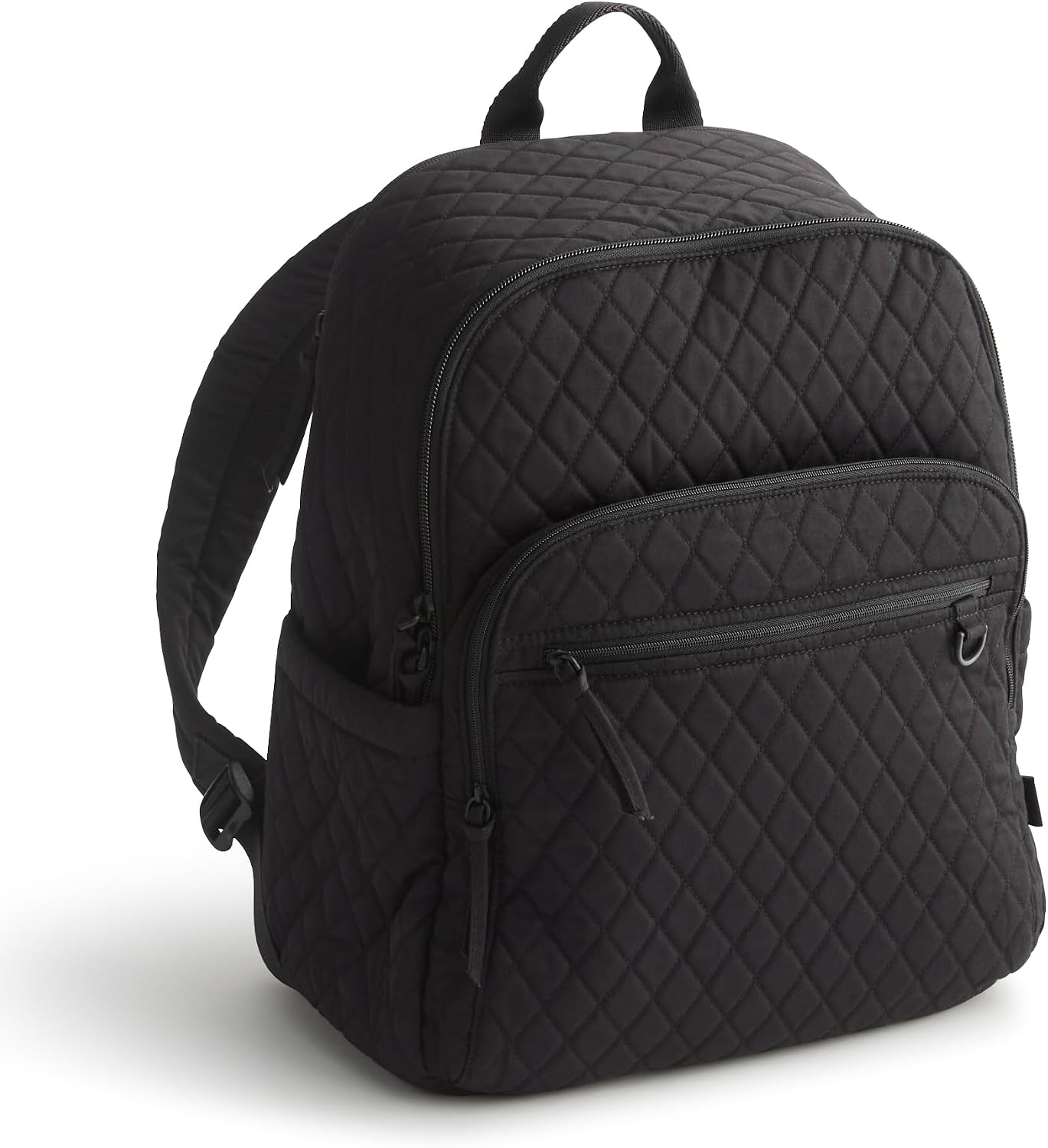 Vera Bradley Women's Premium Cotton Bancroft Backpack, Moonless Night, One Size