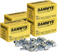 Everflow Sammys 8007957-100 GST 10 3/8 Inch Screw Vertical Threaded Rod Anchor Designed for Wood, Easy Use, No Pre-Drilling Required, Steel with Zinc Finish, 1/4 x 1 Inch Screw Length - (Pack of 100)