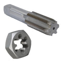 Drill America 1-1/2'-8 UNS Tap and Die Kit, HSS Plug Tap and Carbon Hex Die