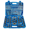 HHIP 1011-0111 110 Piece #4-3/4' and M6-18 Carbon Steel Tap and Die Set