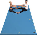 GXMMAT Large Yoga Mat 12'x6'/10'x6'/6'x8'(7mm), Extra Thick Workout Mats for Home Gym Flooring, Ultra Comfortable Non-Slip Quick Resilient Barefoot Wide Exercise Mat for Pilates, Stretching,Meditation