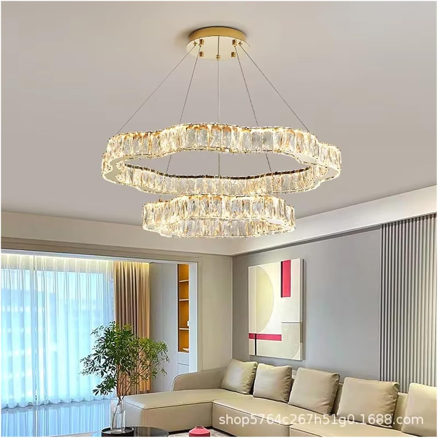 Crystal Chandelier Foyer Steel Petal Led Pendant Lights Indoor Lighting Luminarias Art Decor Hanging Lamp ﻿,Modern Lighting