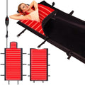 1000 LEDs Dual Full Body Red Light Therapy Mat, Red Light Therapy Blanket, 2in1 LEDs(660nm& 850nm), Premium Leather, Adjustable Timer & Intensity