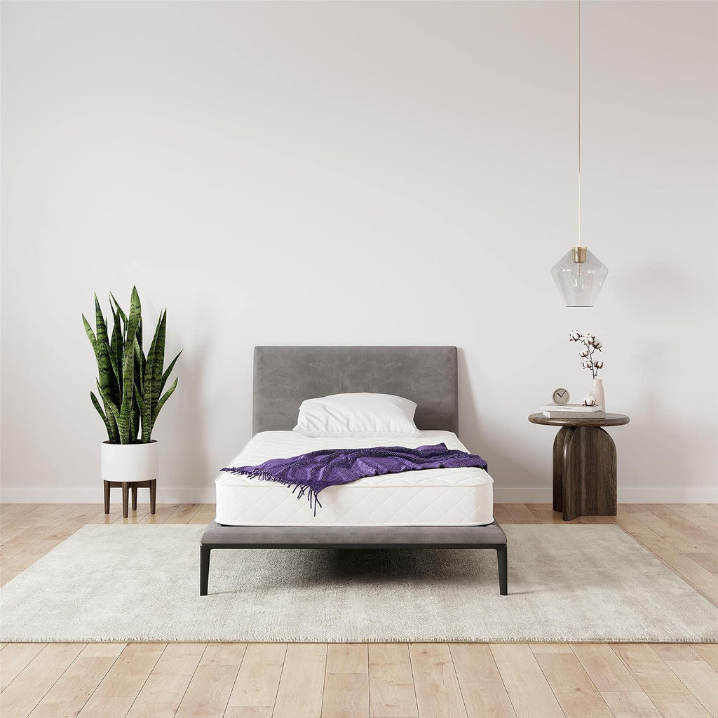 Signature Sleep 6' Coil Mattress made with CertiPUR-US® certified foam , Twin,White