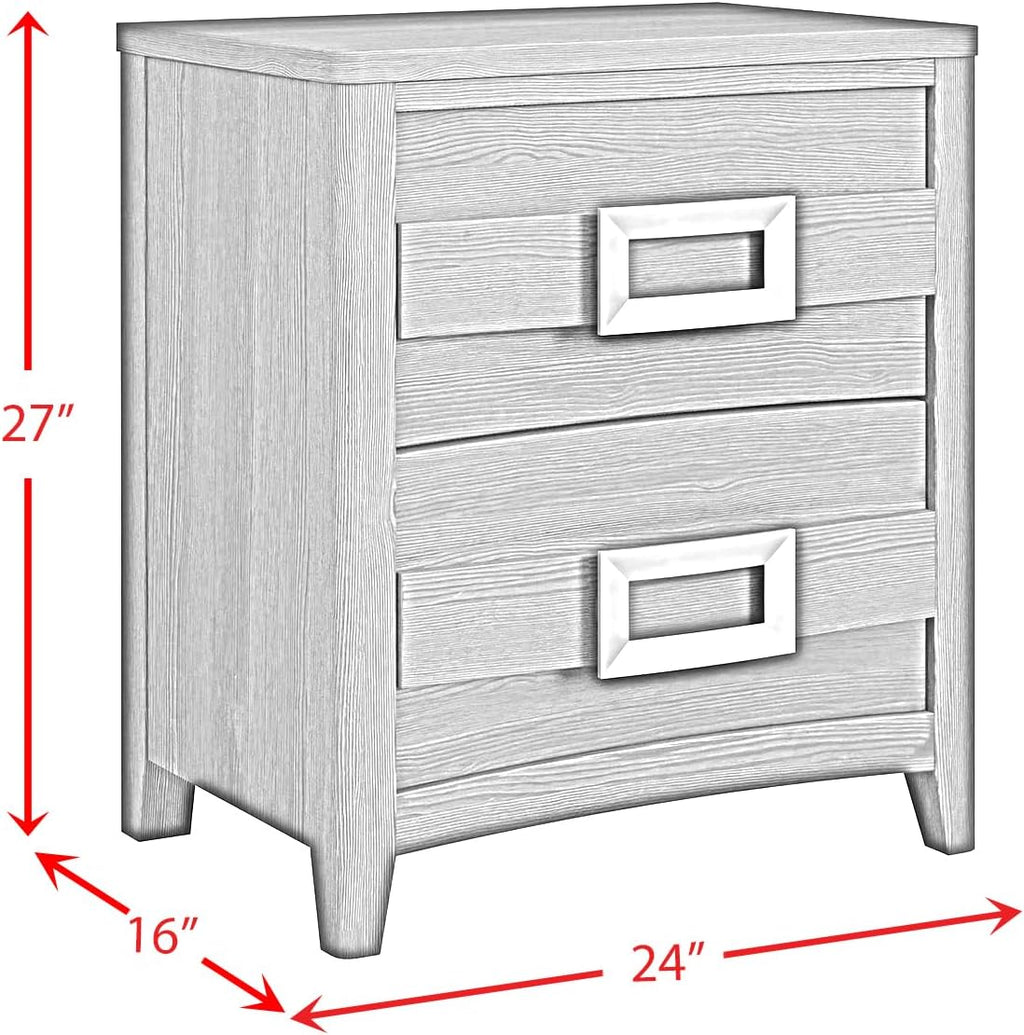 Picket House Chett Twin 3PC Bedroom Set with LED in Black